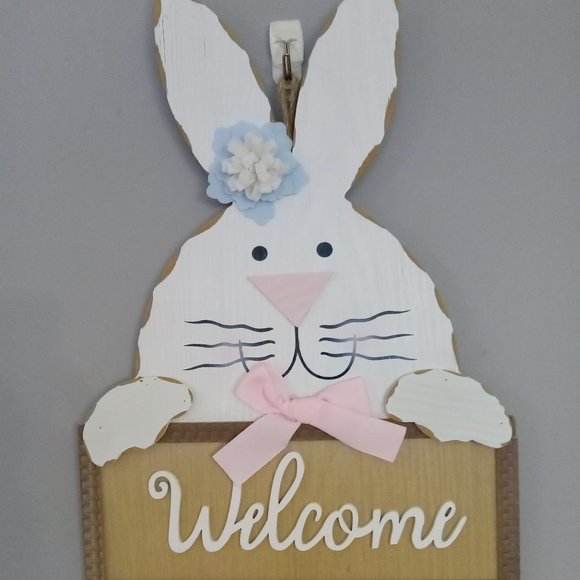 Other - Easter Bunny "Welcome" sign